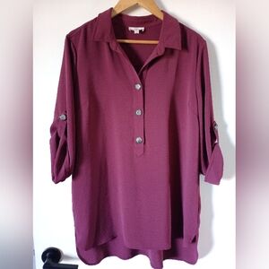 Como Vintage V-neck Tunic Size XL